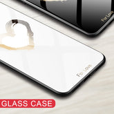 Colorful Painted Glass Phone Case, For iPhone 14 Plus